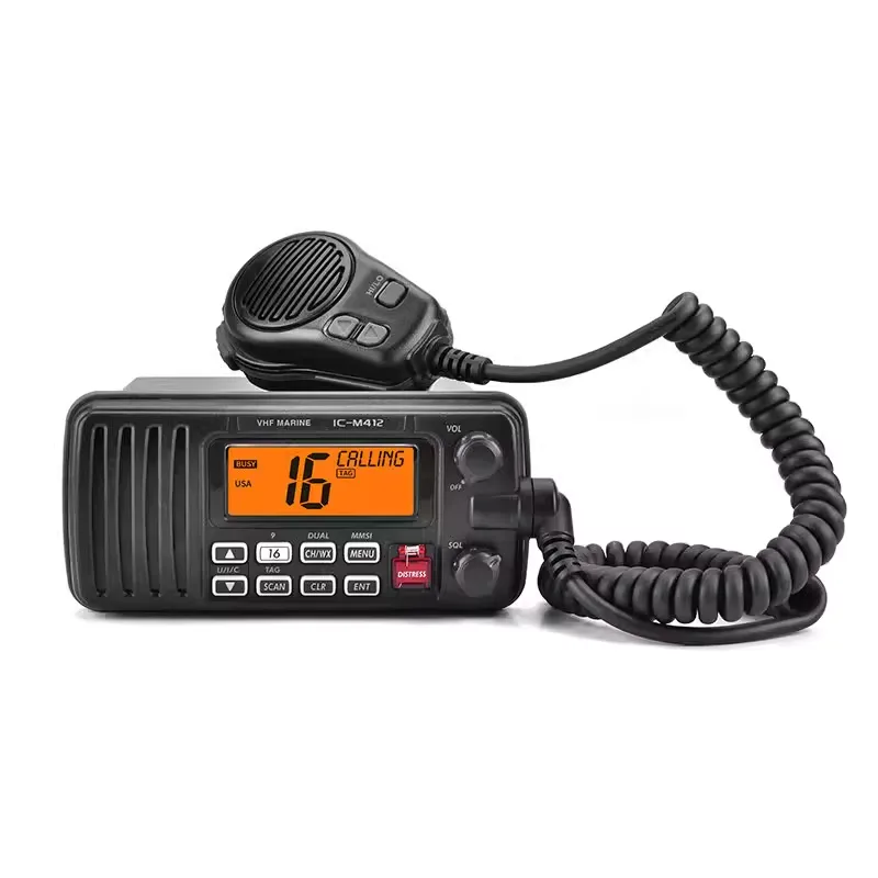 Ic-m412 Two Way Radio - detail view Ic-m412 Two Way Radio - detail view