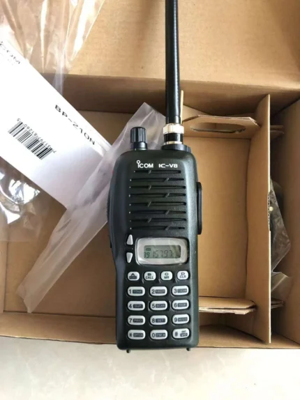 Ic-v8 Two Way Radio - in-hand use