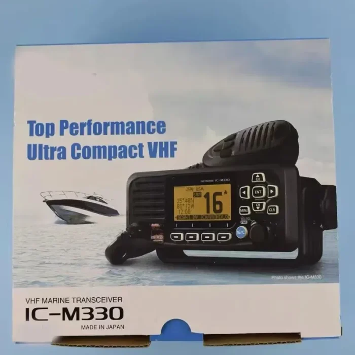 Icom Ic-m330 Two Way Radio - side view