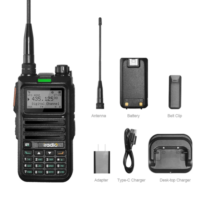 Iradio Dm-4r Two Way Radio - detail view