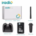 Iradio R6000 Two Way Radio - close-up