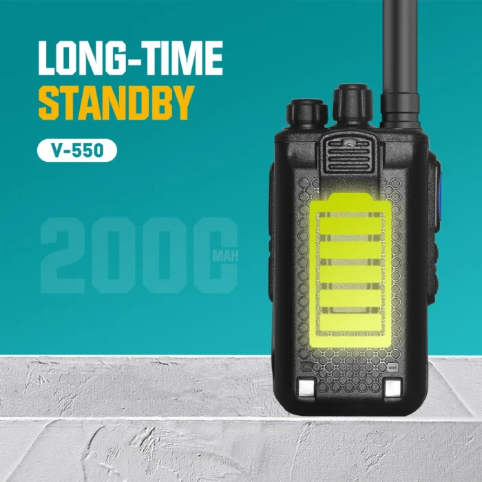 Iradio V550 Two Way Radio - package contents