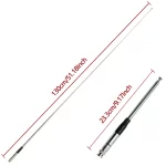 Premium 27MHz BNC Telescopic Antenna for Cobra, Midland, Uniden, Maxon, President & Anytone Handheld CB Radios - Image 4