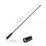 AR-771 Tri Band Antenna - VHF UHF Whip for Baofeng Walkie Talkies | SMA Female Soft Antenna for Ham Radio - Image 6
