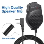 Baofeng UV-82 Dual PTT Speaker Mic - Enhanced Audio for UV-8D & BF-UV82 Walkie Talkies - Image 5