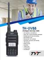 TYT UV98 Two Way Radio 10W Power 3200mAh