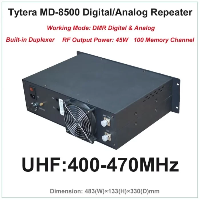 TYT MD-8500 UHF 400-470MHz DMR Digital & Analog