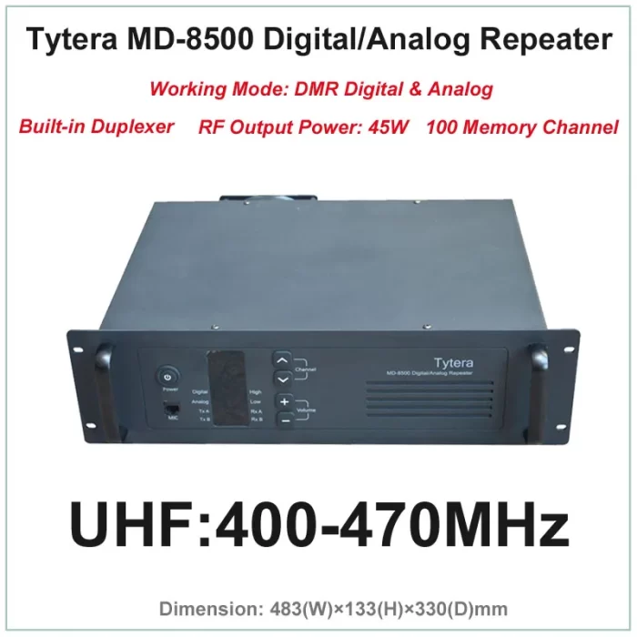 TYT MD-8500 UHF 400-470MHz DMR Digital & Analog