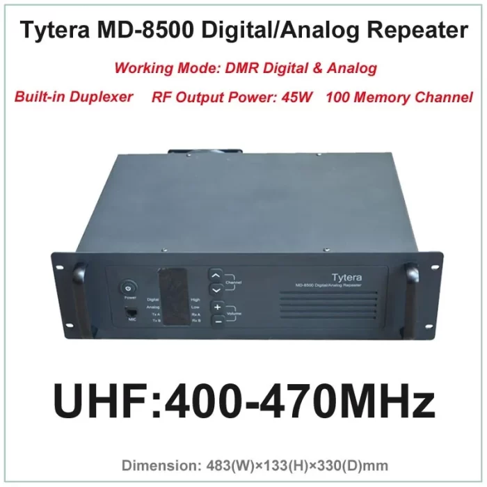 TYT MD-8500 UHF 400-470MHz DMR Digital & Analog