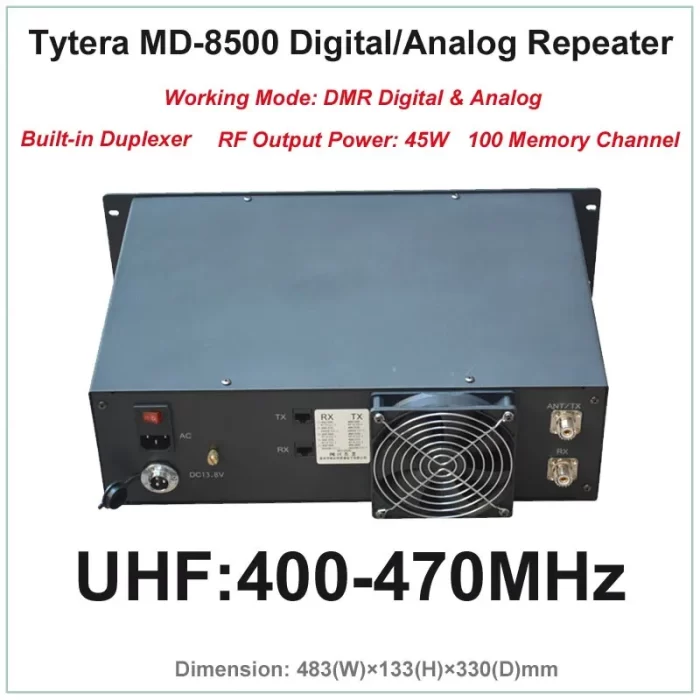 TYT MD-8500 UHF 400-470MHz DMR Digital & Analog