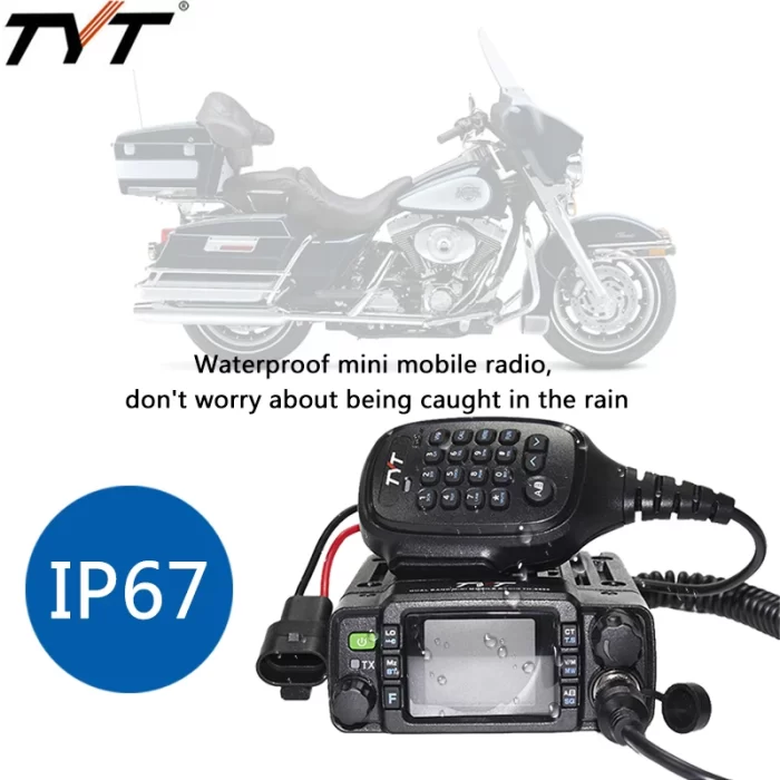 TYT TH-8600 IP67 Waterproof Mini Car Radio Dual Band