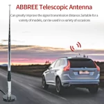 Premium 27MHz BNC Telescopic Antenna for Cobra, Midland, Uniden, Maxon, President & Anytone Handheld CB Radios - Image 6