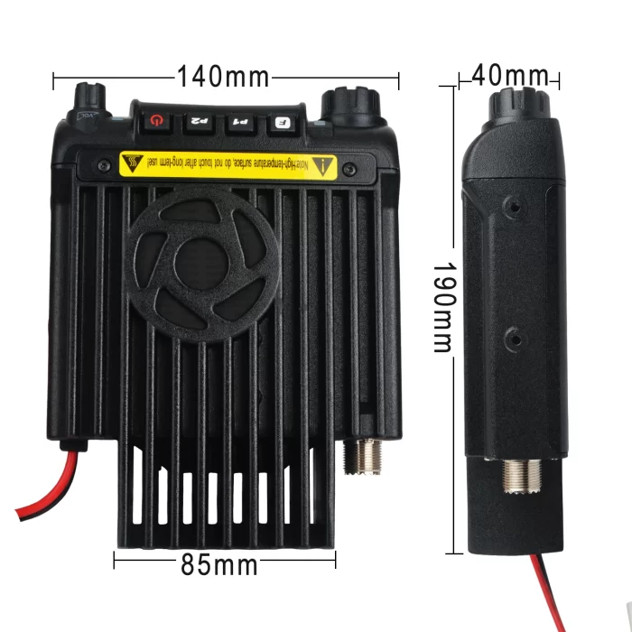 TYT TH-9000D 66-88MHz 200CH 45W High Output Power Scrambler DTMF Mobile Radio Transceiver