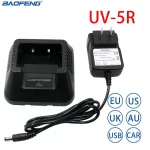 Baofeng UV-5R Charger: Fast USB & Car Battery Charging for UV-5R DM-5R Plus Walkie Talkies - Image 2