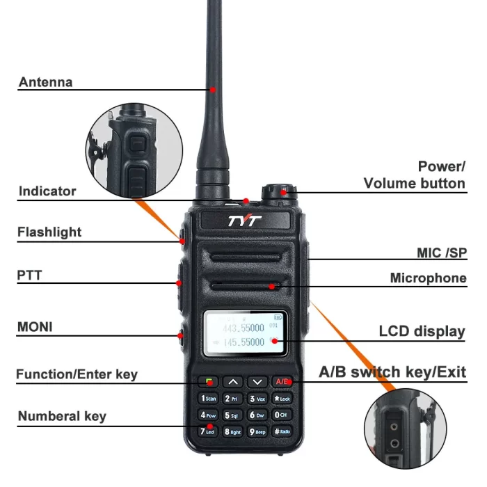 TYT TH-UV88 VOX dual band walkie talkie