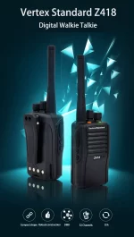Portable Two-Way Radio Intercom, Digital DMR for MOTOROLA Z418 Magone Walkie-talkie, UHF - Image 4