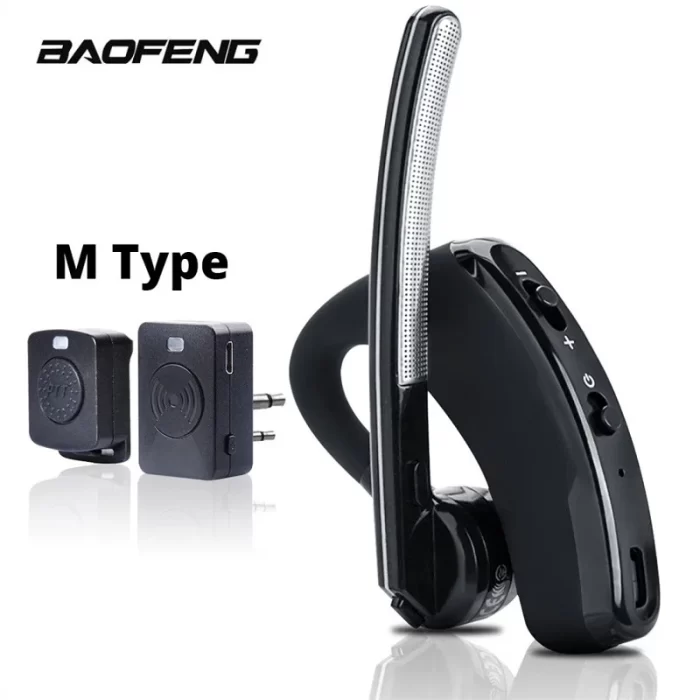 Walkie Talkie Wireless Earphone, Bluetooth Headset, Two Way Radio, BT Headphone, Earpiece for Hytera Kenwood Baofeng 888S, UV-82, UV5R - Image 3
