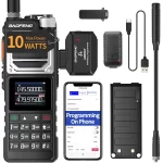 Baofeng UV-25 Pro Max Walkie Talkie: 10W Bluetooth Ham Radio with APP Programming & NOAA
