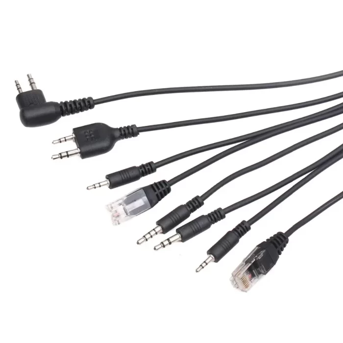 8-in-1 USB Programming Cable for Baofeng UV-5R, Quansheng UV-K5 & More - Compatible Ham Radio & Walkie Talkies - Image 2