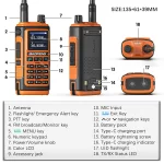 Baofeng UV-17M Air Band Walkie Talkie - Long Range 999CH, NOAA, Type-C Charger, Wireless Frequency Copy - UV 5R Two Way Radio - Image 6