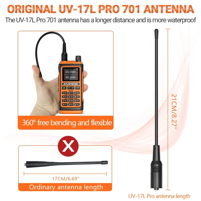 Baofeng UV-17 Pro V2 Walkie Talkie - 999CH Long Range Two-Way Ham Radio Upgrade - Image 5