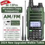 Baofeng M-13 Pro Air Band Walkie Talkie: 10W Long Range Portable Ham Radio with Type-C Charging