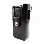 Leather Radio Bag for Motorola, Tactical Holster, Case Cover for P3688, GP3188, CP040, EP450 Walkie Talkie - Image 2