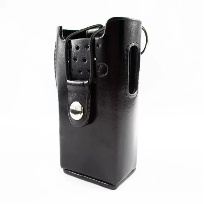 Leather Radio Bag for Motorola, Tactical Holster, Case Cover for P3688, GP3188, CP040, EP450 Walkie Talkie - Image 2