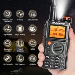 Baofeng UV-K6 Air Band Walkie Talkie - Portable UHF VHF Two Way Radio with Type-C Charging & Long Range - Image 2