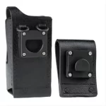 TRBOW-Leather Carry Case with Swivel Belt Loop for Motorola DP2600e, Dep570e, Two Way Radio, PMLN5867, 2.5 in - Image 2