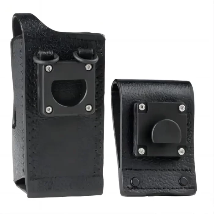 TRBOW-Leather Carry Case with Swivel Belt Loop for Motorola DP2600e, Dep570e, Two Way Radio, PMLN5867, 2.5 in - Image 2