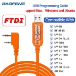 Baofeng FTDI USB Programming Cable for UV-5R, BF-888S & Quansheng Ham Radios – Plug and Play Solution