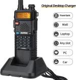 Baofeng UV-5R Walkie Talkie: 8W Dual Band VHF/UHF Radio with Bluetooth & 3800mAh Battery - Long Range Communication - Image 6