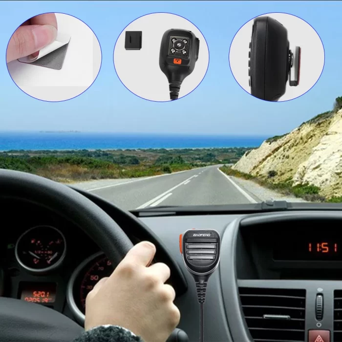 Universal Microphone Holder Hand Hook Clip for Motorola, Kenwood, YEASU, TYT, Hytera & BAOFENG - 1, 2, or 5 Pcs Options - Image 2