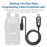 Baofeng USB Programming Cable with Driver CD for UV-5R, BF-888S, Quansheng Walkie Talkies - High Compatibility & Easy Setup - Image 3