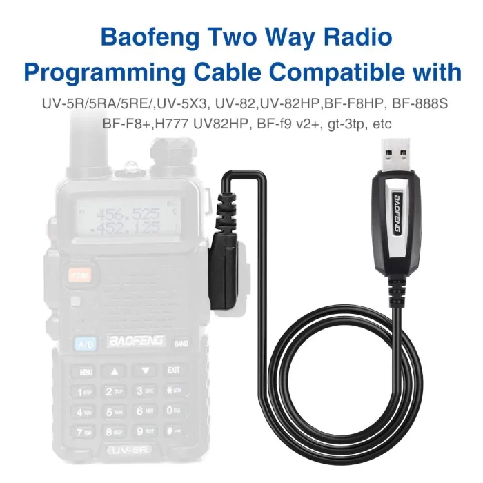 Baofeng USB Programming Cable with Driver CD for UV-5R, BF-888S, Quansheng Walkie Talkies - High Compatibility & Easy Setup - Image 3
