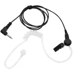 Motorola Wire Surveillance Kit with Translucent Tube, In-line Microphone and PTT Earpiece for MOTOTRBO XPR7000 XPR3000 XPR6500, NNTN8459