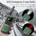 Waterproof AR-9R PMR Walkie Talkie - Long Range Rechargeable 2/4 PCS Two Way Radio for Fishing & Kayaking - Image 4