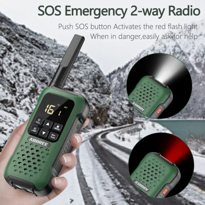 Waterproof AR-9R PMR Walkie Talkie - Long Range Rechargeable 2/4 PCS Two Way Radio for Fishing & Kayaking - Image 4