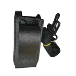 Two way radio leather case for Motorola xpr3300 p6600 walkie talkie,PMLN5870