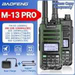 BaoFeng M-13 Pro Air Band Walkie Talkie - Long Range AM Radio with Type-C & Full Band Frequency Copy - UV5R UV-K6 Compatible