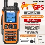 Baofeng UV-21 GPS Walkie Talkie - Multi Band AM Radio with 999 Channels & NOAA for UV-5R & K6 UV 17 PRO