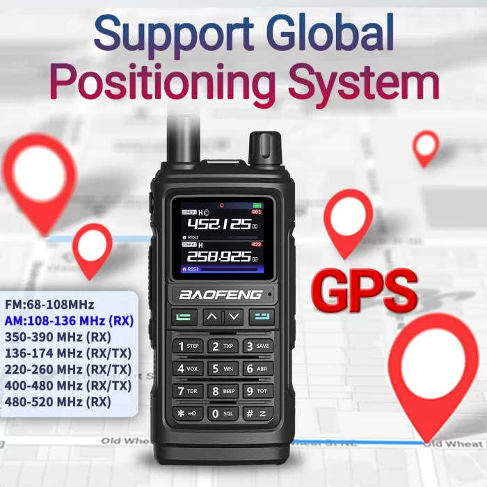 Baofeng UV 17 PRO GPS Walkie Talkie - 999CH Air Band Two-Way Radio for Hunting & Ham Use - Image 2