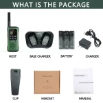 Waterproof AR-9R PMR Walkie Talkie - Long Range Rechargeable 2/4 PCS Two Way Radio for Fishing & Kayaking - Image 6