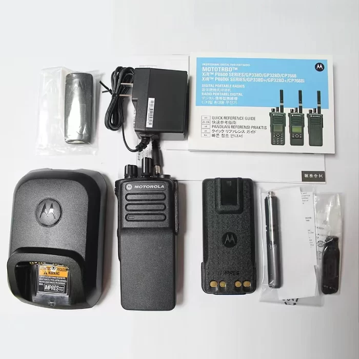 MOTOROLA-Digital GPS Walkie Talkie, DP4401, XPR7350e, Portable Dual Channel Radio, DGP8050e, GP328D + UHF, VHF Radio - Image 3