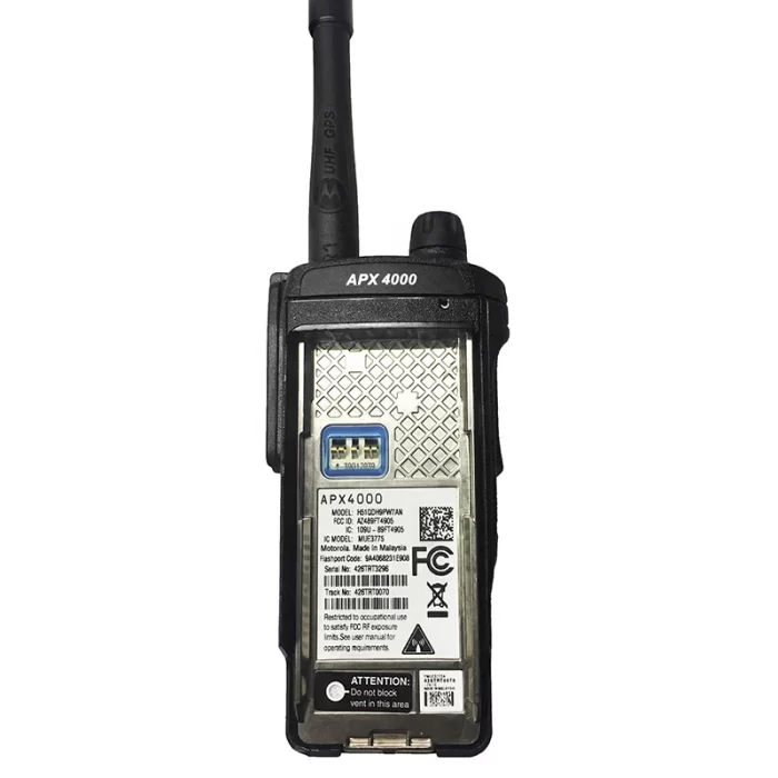 Portable Two-Way Radio, Instant Communication, Motorola  APX4000 MODEL 2, PROJETO P25 - Image 2