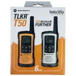 A pair of Motorola TLKR-T50 walkie talkie LCD screens, 8 channels, ideal radio T50 for outdoor exploration with a range of 6KM - Image 5