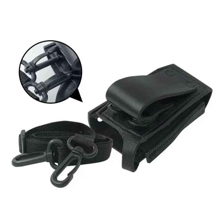 PMLN5863 Leather Case 3 inch Fixed Belt Loop Motorola XPR3500 XPR3500e DEP550 DP2400e DP2600e DP2400 DP2600 Walkie Talkie - Image 3