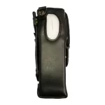 Premium Leather Walkie Talkie Case for Entel HT944, HT983, HT544, HT644, HT783 - Durable Protection & Stand - Image 4