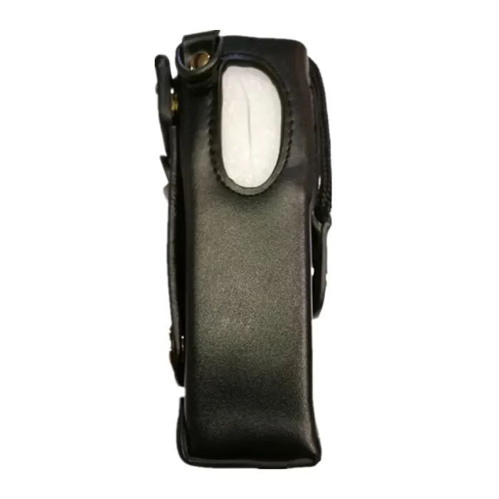 Premium Leather Walkie Talkie Case for Entel HT944, HT983, HT544, HT644, HT783 - Durable Protection & Stand - Image 4